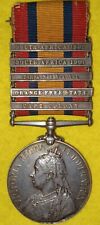 Queen's South Africa Medal 1899-1902 (5) clasps to Curtis, 1st Royal Dragoons picture