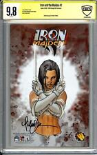 Iron and the Maiden #1 CBCS 9.8 Signed by Michael Turner Wizard World Rare 20 picture