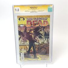 Walking Dead #1 CGC 9.8 White Pages - Signed by Robert Kirkman & Tony Moore picture