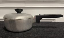 Vintage Wagner Ware Sidney O Magnalite 4680 Petite Gourmet Pan Pot With Lid 1 Qt picture