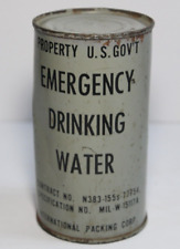 1950s Vintage US Government Flat Top Can US Army US Navy US Military WWII USA picture