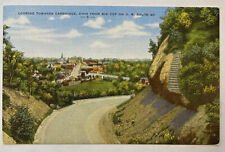Vintage Postcard, Big Cut on US Route 40 looking towards Cambridge, Ohio picture