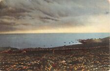 c.1909 Approaching Storm off Old Harbor Point Block Island RI post card picture