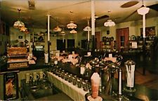 Postcard Blue Ball Pennsylvania PA Ice House Vintage Ice Cream Parlor Interior picture