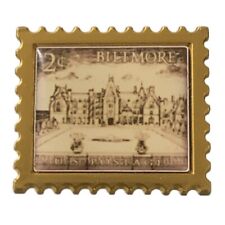 Biltmore Estate 2c US Postage Stamp Travel Souvenir Pin picture