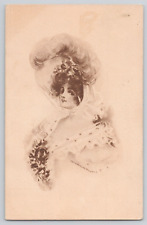Postcard Art, Drawing, Lady In Fancy Dress,  By Edith Parsons-Willams picture