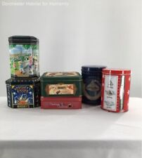 Vintage Hershey's Metal Chocolate Canister Lot (6) picture