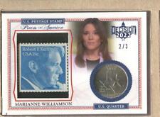 Marianne Williamson 39 2023 Decision 2022 Update Pieces of America Stamp Quarter picture