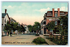 1906 Main Street South Maxville Ontario Canada Antique Postcard Postcard picture
