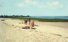 Vintage Postcard Summer Vacation Mill Way Ocean Beach Barnstable Cape Cod Mass. picture