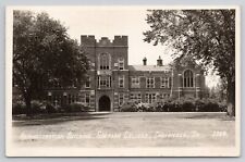 Indianola Iowa IA RPPC Simpson College Administration Building Photo Postcard picture