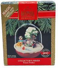 Vintage 1990 Hallmark FOREST FROLICS Keepsake Ornament Magic Light Motion picture
