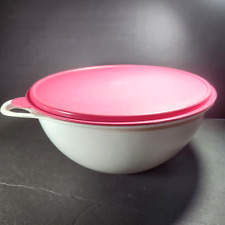 Tupperware Thatsa Bowl with Pink Seal 32 Cup Capacity Large Mixing Bowl 25398-3 picture