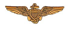 Naval Aviator Pilot Wings Patch Gold picture