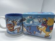 Vtg Rare Made In England Disney Classics Eeyore Winnie The Pooh Christmas Mug picture