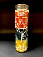 Spiritual Dressed Candle Road Opener / Abre Camino 3 color (orange,black,yellow) picture