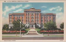 Idaho Falls, ID: LDS Hospital - vintage linen Postcard, Mormon Latter Day Saints picture