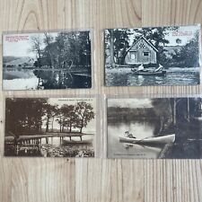 Vintage Conesus Lake Postcards Lot of Four picture