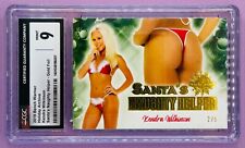 Bench Warmer Holiday Archive Kendra Wilkinson Santa's Naughty Helper /5 CGC 9 picture