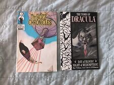 Epic Comics Lot Of 2 The Bozz Chronicles 5 1986 The Tomb Of Dracula Book 1 1991 picture