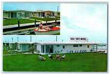 c1960's Sea and Key Botel Marathon Shores Florida FL Multiview Postcard picture
