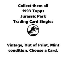 1993 Topps Jurassic Park Trading Cards VINTAGE picture