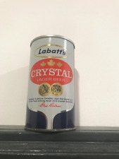 Labatt's CRYSTAL Beer Can, EMPTY 12oz, late 60's early 70's vintage CAN, Toronto picture