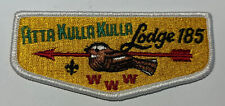 OA Lodge 185 Atta Kulla Kulla   Flap  Boy Scout Patch MC1 picture