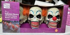 3-pack Halloween Classics Animated LED Clown Pathway Markers with Timer picture