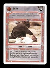 Old Ben Lost Interrupt 1995 Decipher Star Wars Trading Card TCG CCG picture