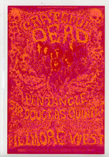 Grateful Dead, Fillmore West 2/27-3/2/68, Bill Graham postcard BG162 Lee Conklin picture
