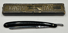 Kropp Razor with Original Box-Sheffield, England-Vintage Shaving-Straight Razor picture