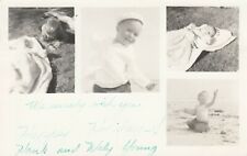 RPPC Real Photo Postcard - Kids - Hank and Waly Young,  Geeley,  Colorado 1950 picture