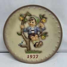 Vintage 1977 Apple Tree Boy Hummel Annual Collector Plate With Original Box picture