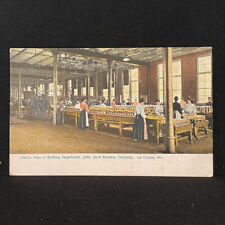 1900’s Gund Brewing Bottling Department Postcard La Crosse WI picture