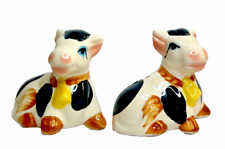 Adorable Vintage Cow Salt and Pepper Shaker picture