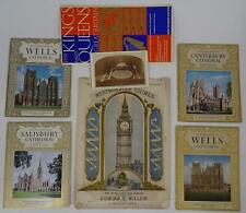 Lot 5 International England United Kingdom Cathedrals Canterbury Wells Brochures picture