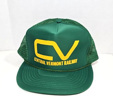 Vintage Central Vermont Railway Adjustable Trucker Cap New Old Stock picture