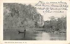 Vintage Postcard The Pinnacle Canoeing Hardy County West Virginia 1914 picture