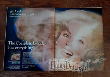 Vintage 1969 Clairol Hair Color Ad: The Complete Blonde, Full-Spread 13