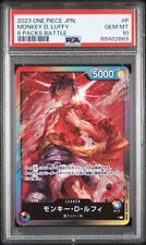 PSA 10 2023 One Piece Japanese Luffy 8 Packs Battle Promo picture
