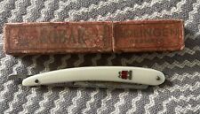 RARE VINTAGE RAZOR KOBAR STRAIGHT  Solingen Made In Germany With Box. picture