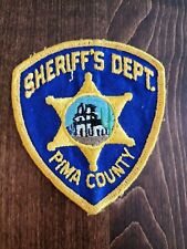 Vintage Pima County Sheriff's Department - Arizona  - Police Shoulder Patch  picture
