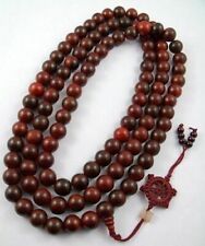 15mm Huge Tibet Buddhism 108 red sandalwood Prayer Bead Mala Necklace picture
