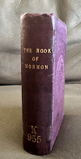 **RARE** 1852 Book of Mormon Liverpool scarce vintage LDS Mormon book picture