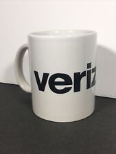 Verizon Wireless White Mug Coffee Cup Glass Beverage HTF Wrapped Advertising picture