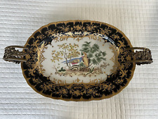 Vintage Castilian Imports Brass Footed Tray picture