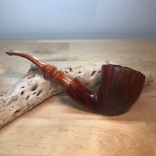 Tinder Box Aalborg by Nording Freehand Briar Denmark Danish Made Estate Pipe VTG picture