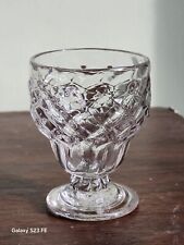 Early Antique Blown Glass Footed Salt Dish picture
