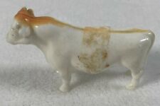 Vintage Milk Cow Figurine Farm Animal Figure Brown & White County Style Decor 2